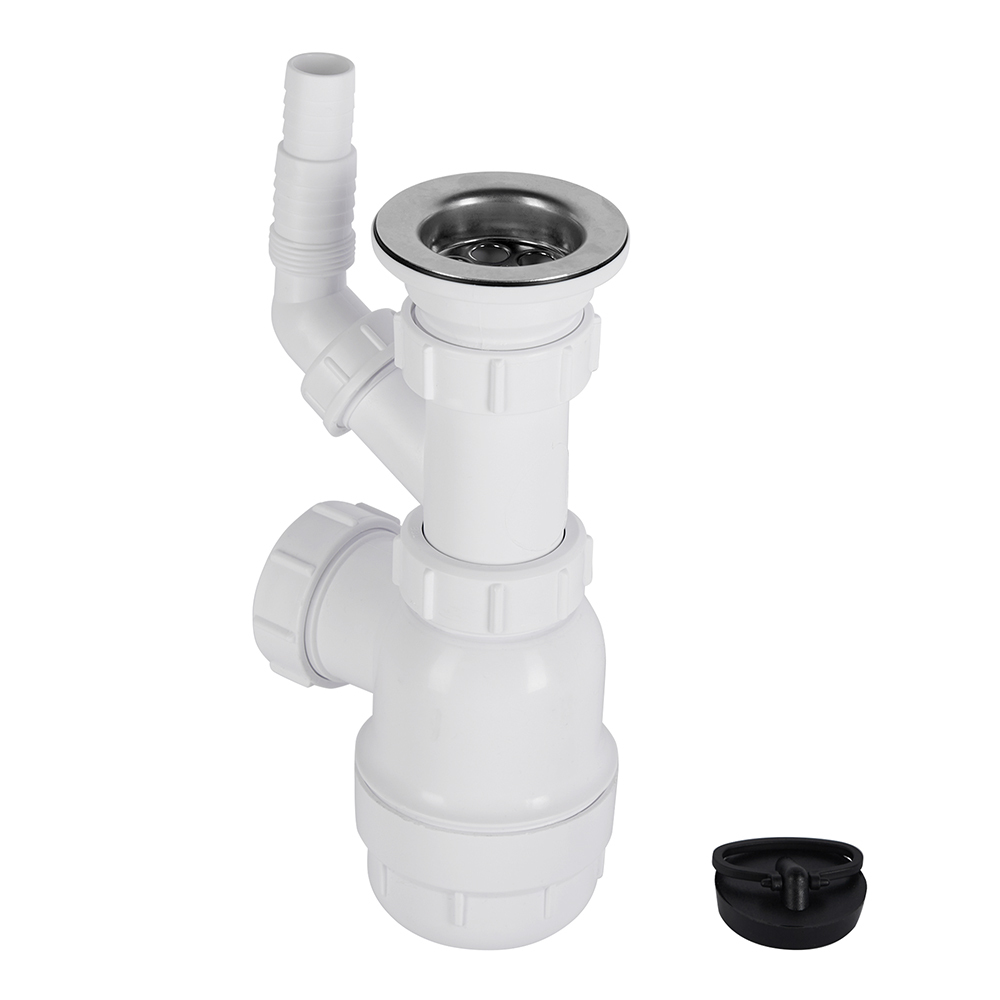 Сифон для раковины и мойки McAlpine 1 1/2х40 мм с выпуском d70 мм (MRSK3)