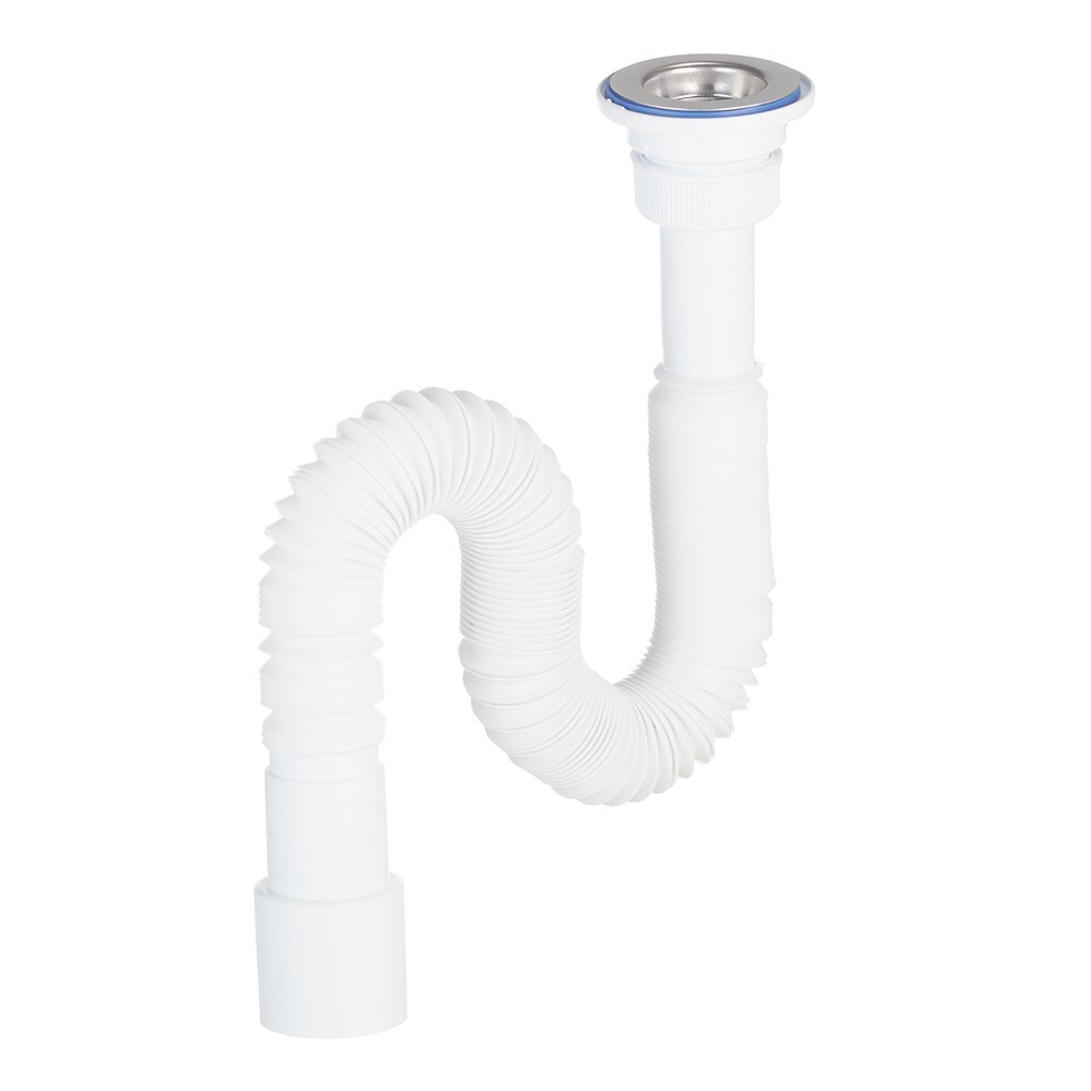 Сифон для раковины Wirquin Virplast 1 1/2х40 мм с выпуском d63 мм (30986362)