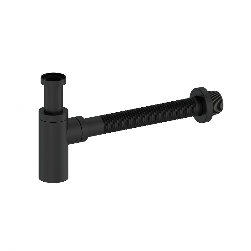 Сифон для раковины Wonzon & Woghand WW-88SS101-MB цвет Черный матовый