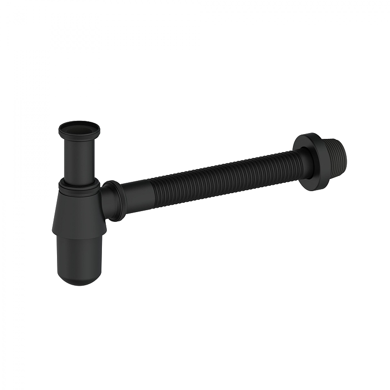 Сифон для раковины Wonzon & Woghand WW-88SS102-MB цвет Черный матовый