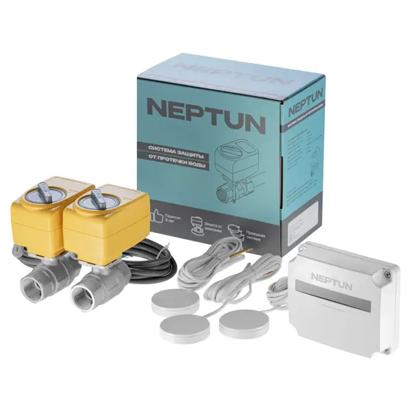 Система защиты от протечки воды Neptun LM 3/4" цвет голубой