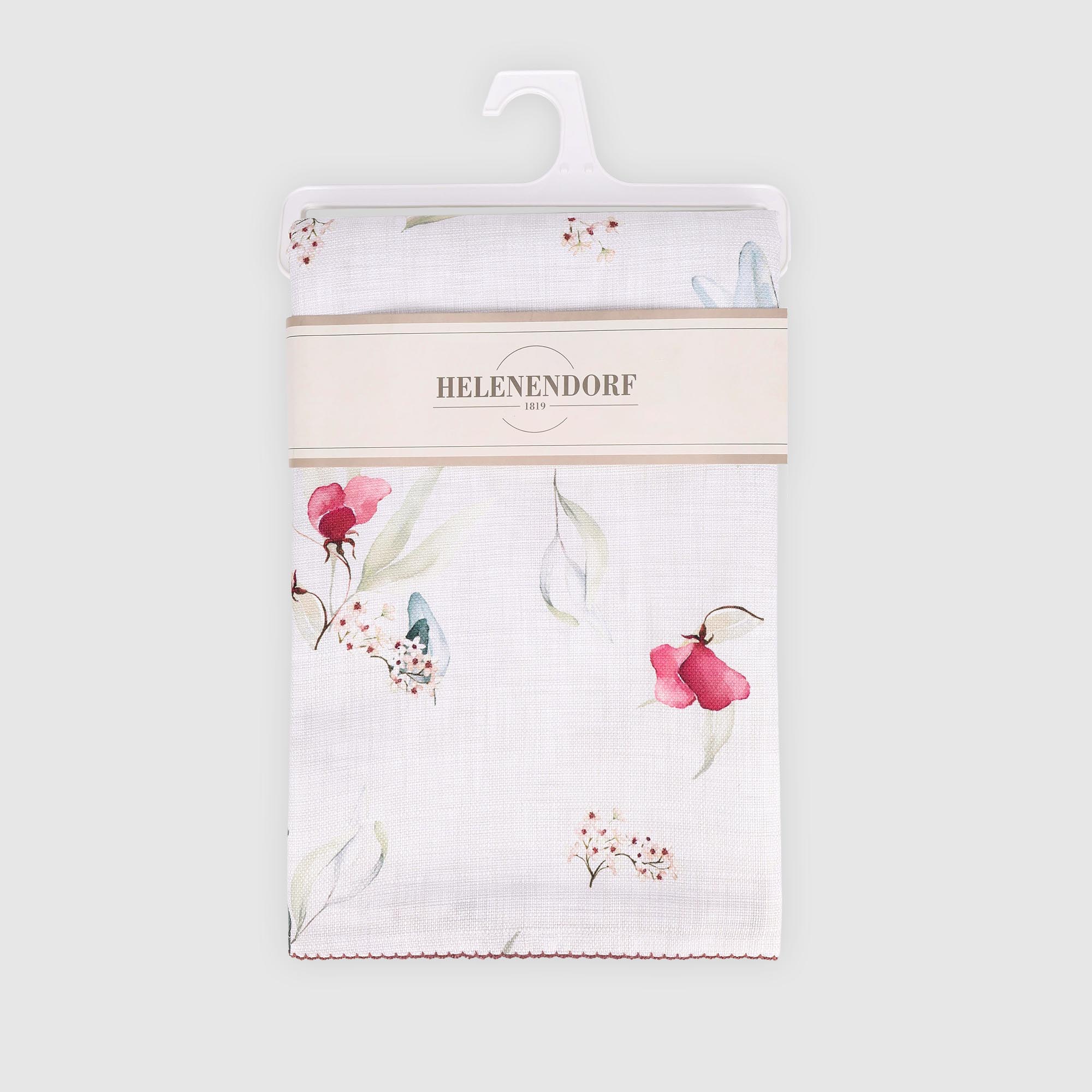 Скатерть Helenendorf red flowers 140х300 см