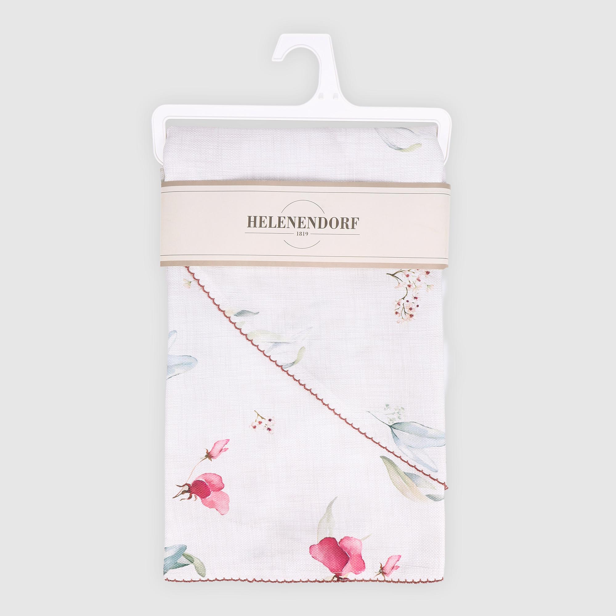 Скатерть Helenendorf red flowers круглая д160 см