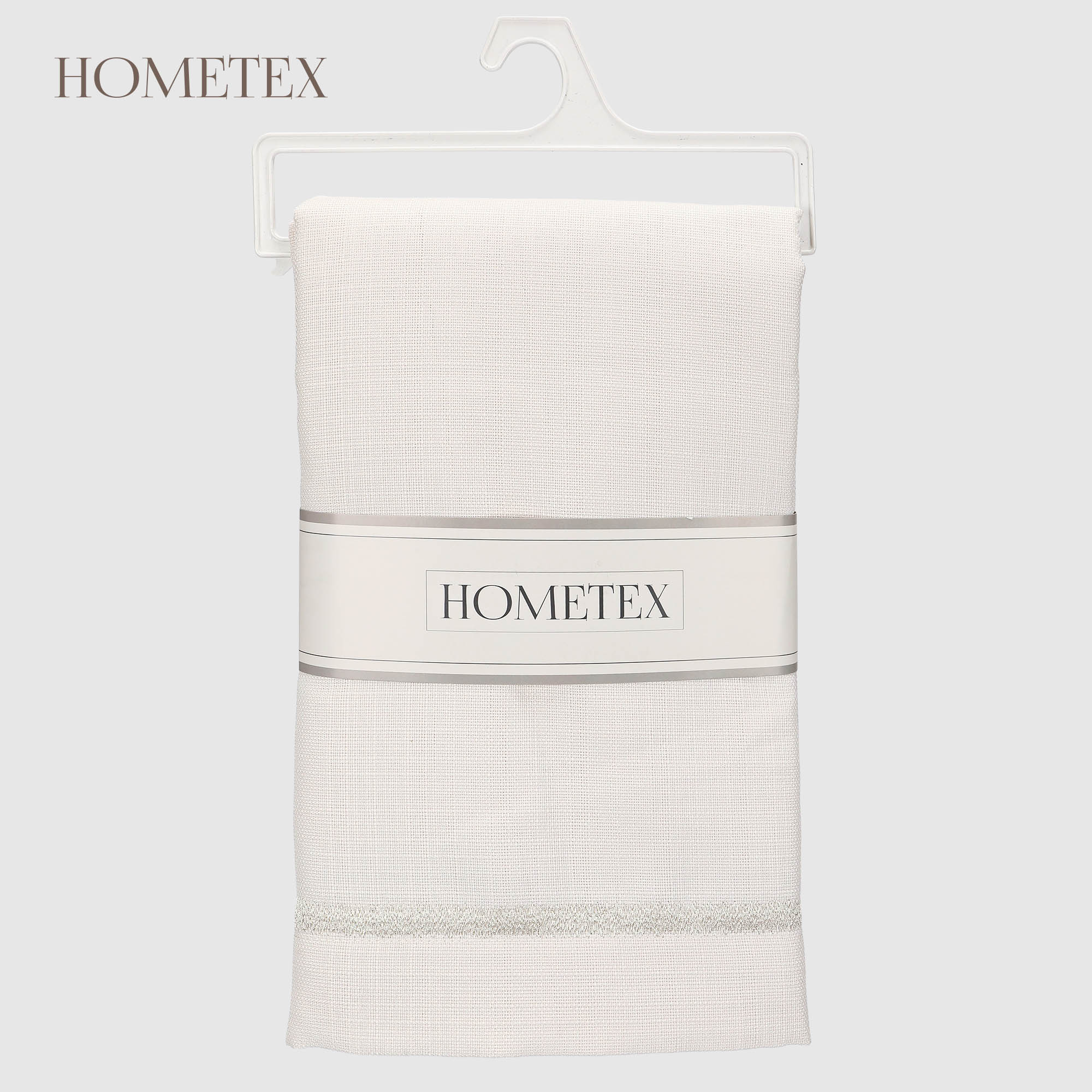 Скатерть Hometex Paros вышивка экрю 140х300 см