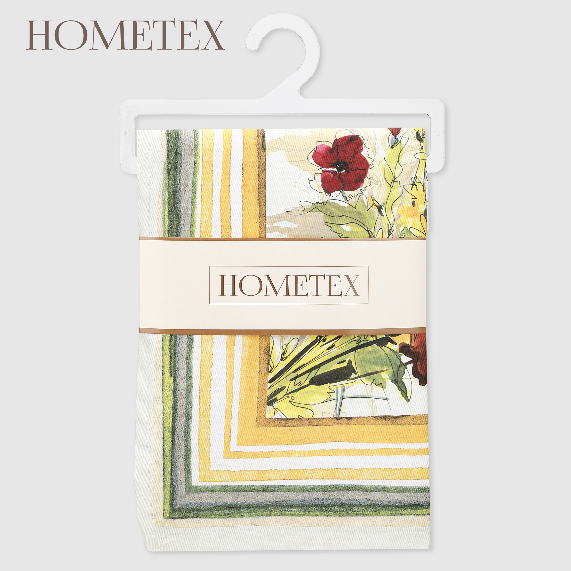 Скатерть Hometex полевые цветы твилл 140х180 см