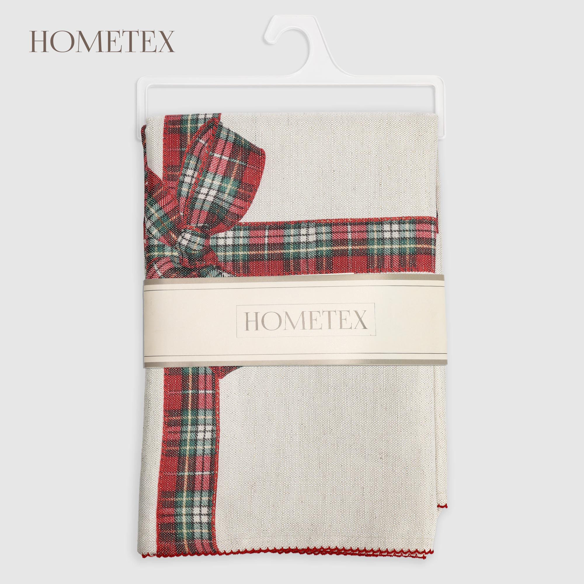 Скатерть Hometex рождество хлопок/лен 140х240 см