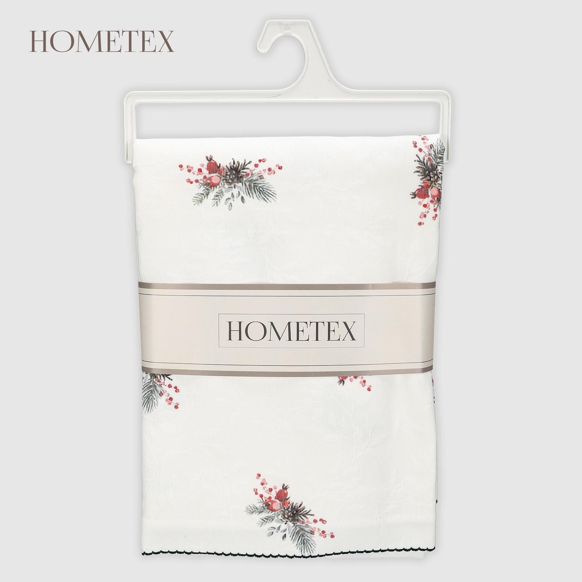 Скатерть Hometex снежная ночь хлопок/полиэстер 140х300 см