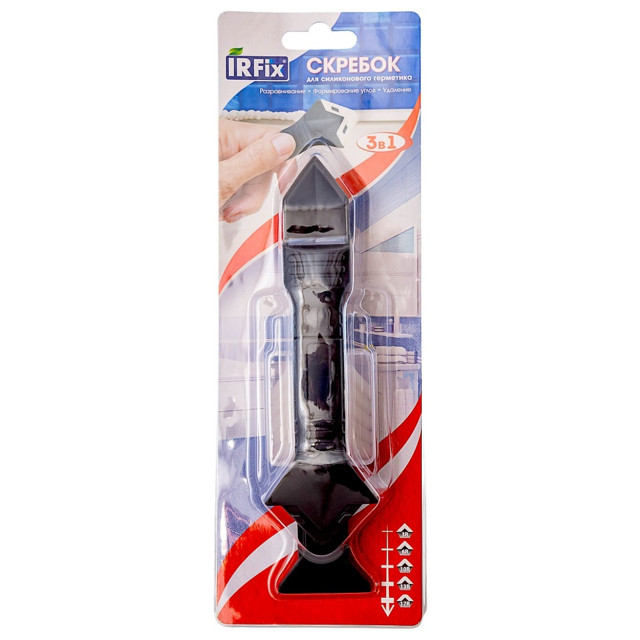 скребок IRFIX для нанесения и удаления силиконового герметика, арт. 50022