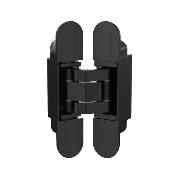Скрытая петля дверная U3D3000 115x23x26 мм ЦАМ цвет черный