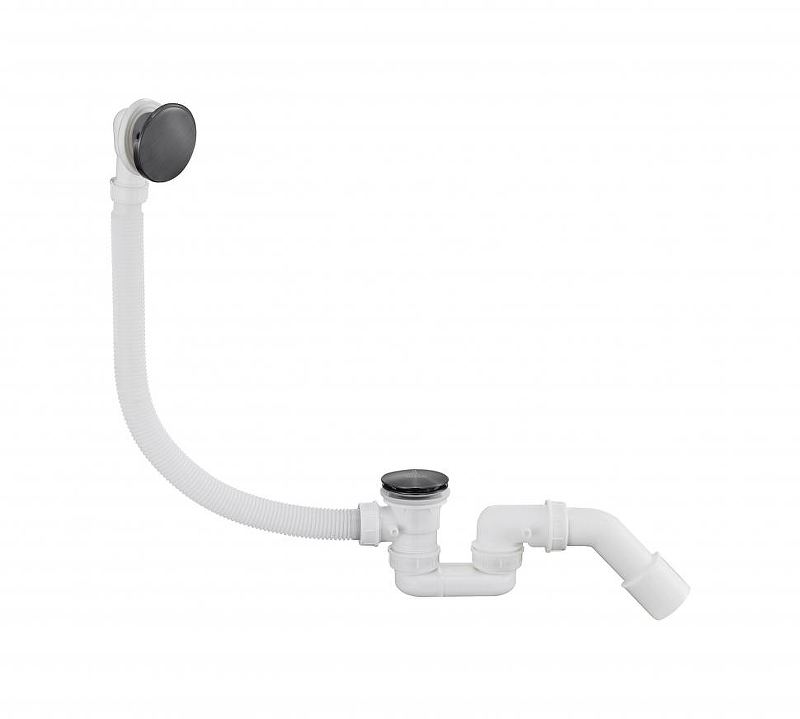 Слив-перелив AltroBagno BD 070303 GM click-clack цвет Оружейная сталь