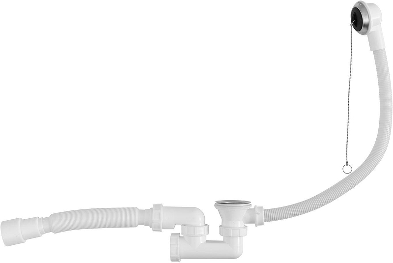 Слив-перелив Aquanet 328880 с пробкой на цепочке цвет Хром