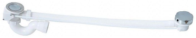 Слив-перелив Aquanet A1850 154846 полуавтомат цвет Хром