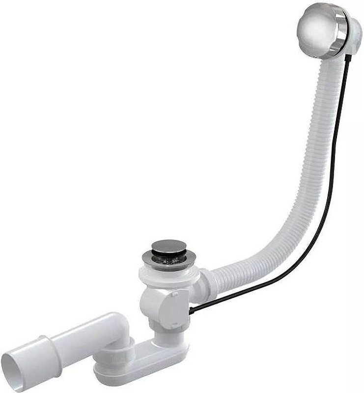 Слив-перелив Aquanet V55R 264949 полуавтомат цвет Хром