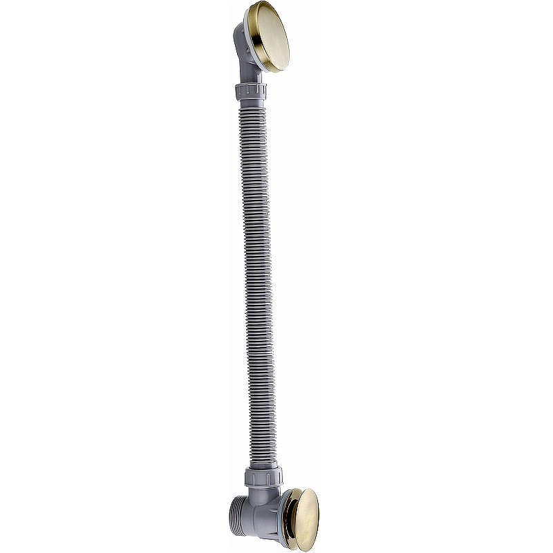 Слив-перелив WasserKRAFT Exter A054 click-clack Светлая бронза
