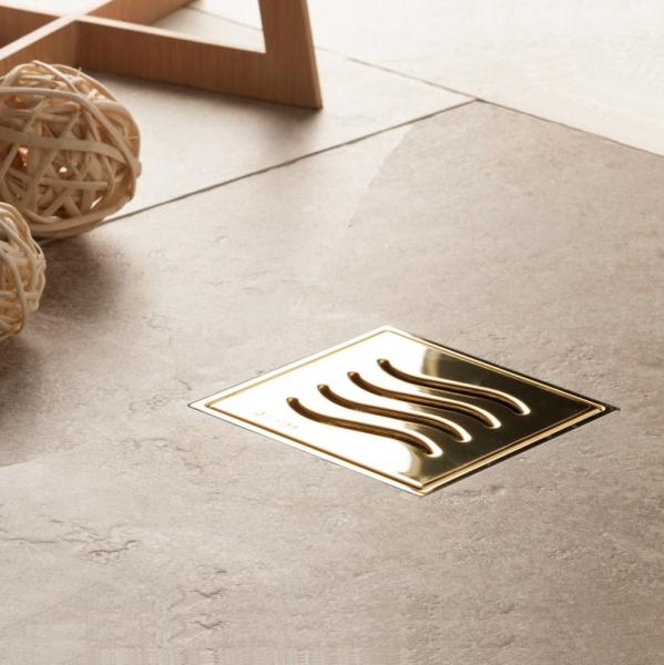 Сливной трап Pestan Confluo Standard Tide Vertical Gold 13000163