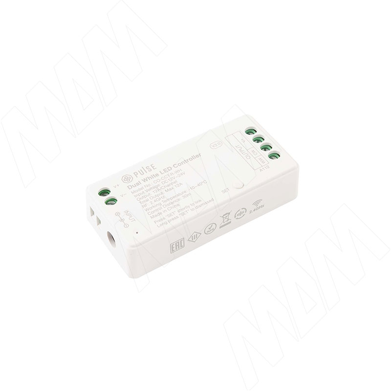СМАРТ, Контроллер для CCT лент, 2.4 ГГц, SMART (CO-CCT-R-WH)