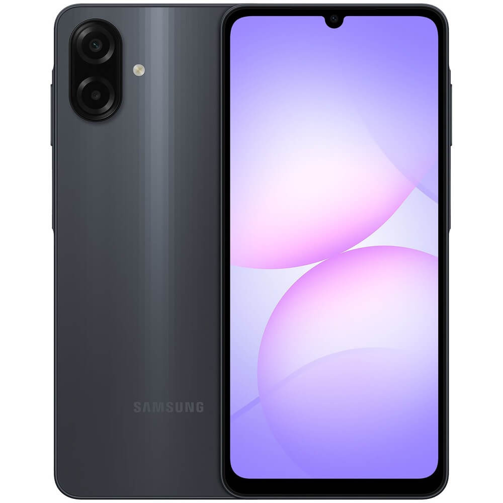 Смартфон Samsung Galaxy A07 6+128 ГБ чёрный