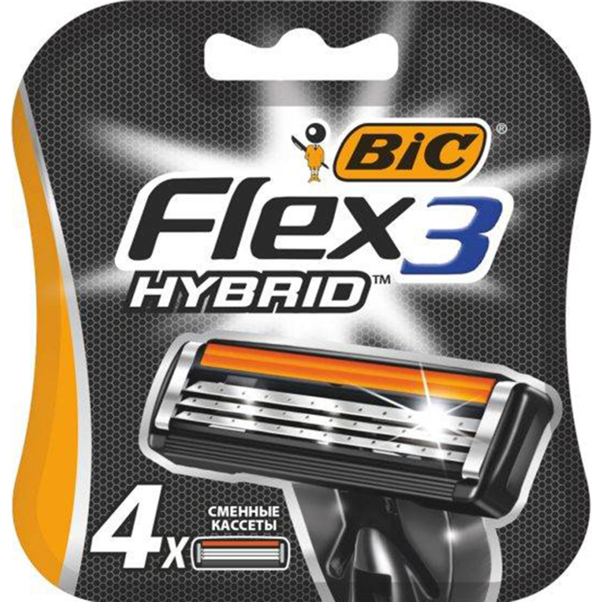 Сменные кассеты для бритья BIC Flex Hybrid 3 4 шт