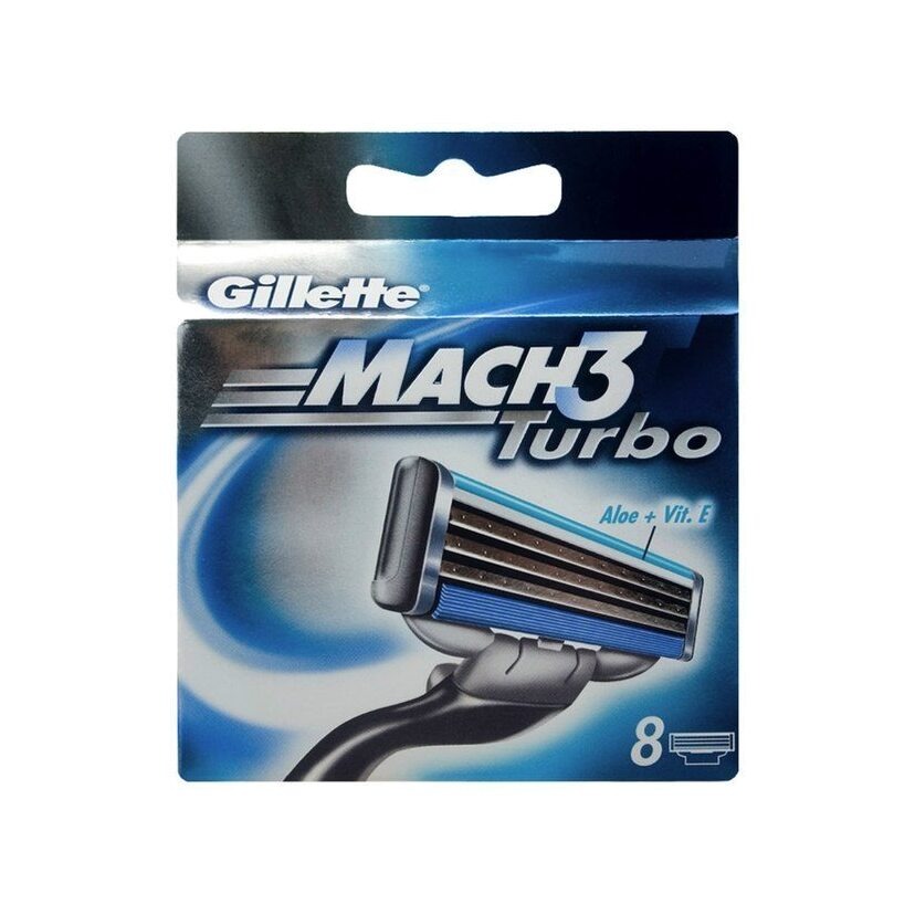 Сменные кассеты для станка Gillette Mach3 turbo 8 шт.