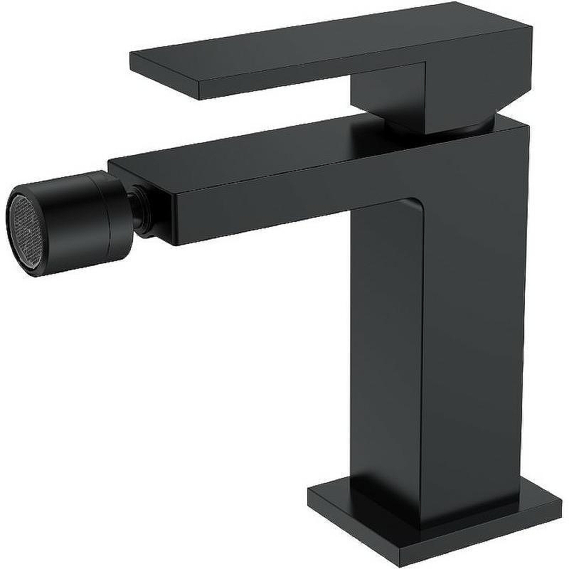 Смеситель для биде Boheme Qubic 476-B Черный матовый