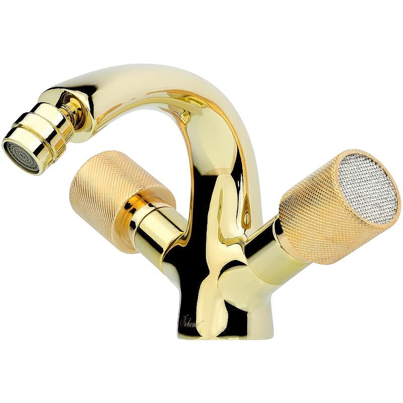 Смеситель для биде Boheme Royal Cristal 296-Royal Золото