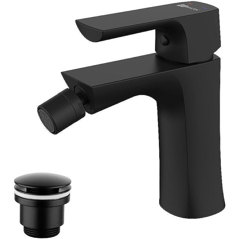 Смеситель для биде Lemark Ursus LM7208BL Черный матовый