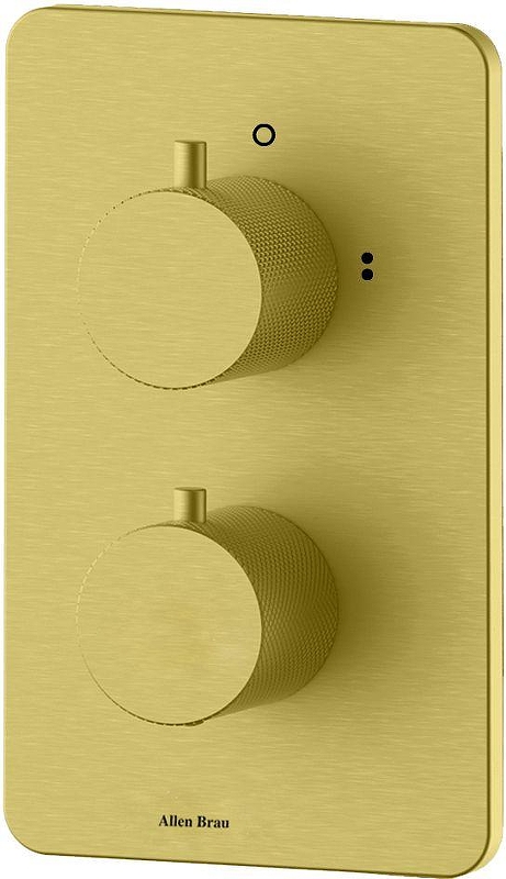 Смеситель для душа Allen Brau Priority 5.3U123-GB с термостатом цвет Золото
