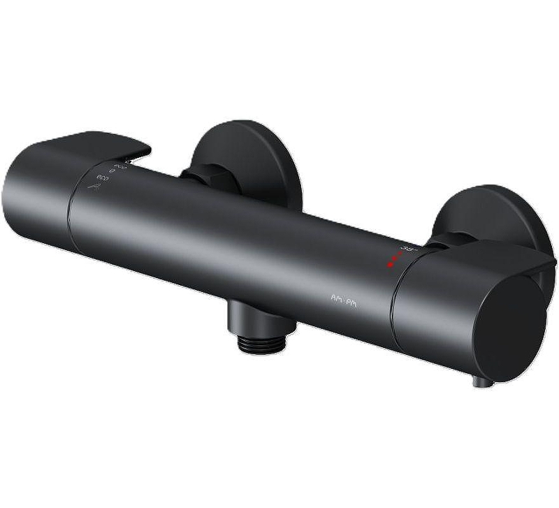Смеситель для душа AM.PM X-Joy F85A40022 с термостатом Черный матовый