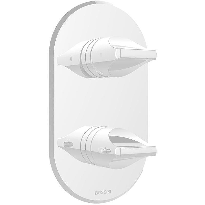 Смеситель для душа Bossini Apice Z00500.045 с термостатом Белый матовый