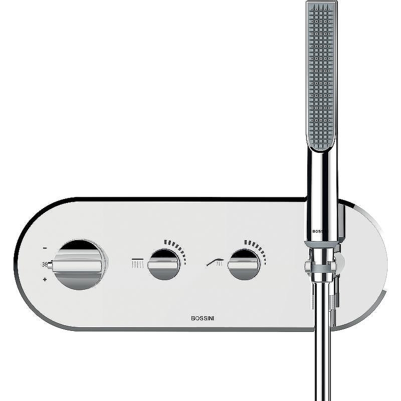 Смеситель для душа Bossini Apice Z00523.030 с термостатом Хром