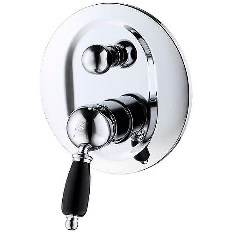 Смеситель для душа Caprigo Adria-Uno Black Edition 02B-551-crm Хром