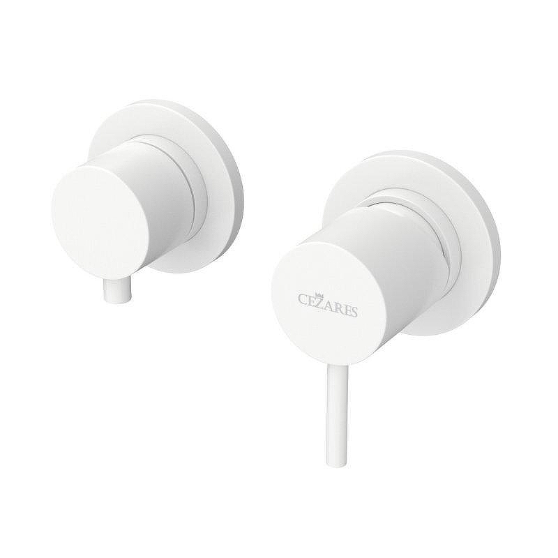 Смеситель для душа Cezares Leaf LEAF-VDIM3-D-L-BIO цвет Белый матовый