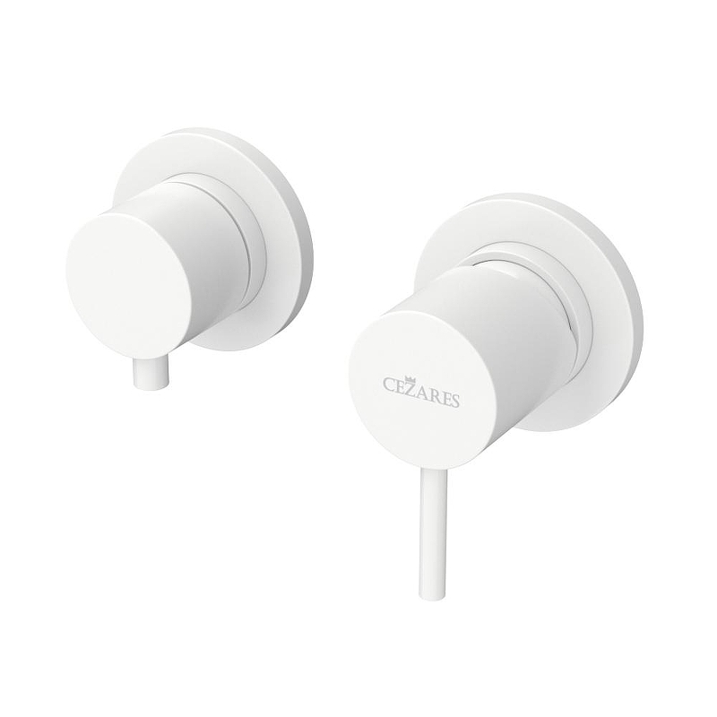 Смеситель для душа Cezares Leaf LEAF-VDIM3-L-BIO цвет Белый матовый
