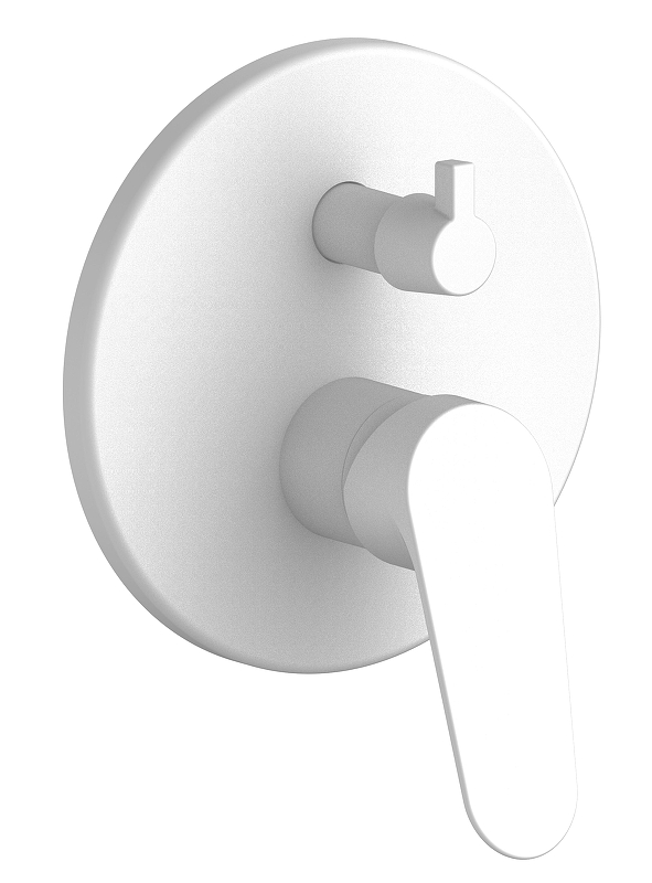 Смеситель для душа ESKO Kazan White KZ83-2W цвет Белый матовый