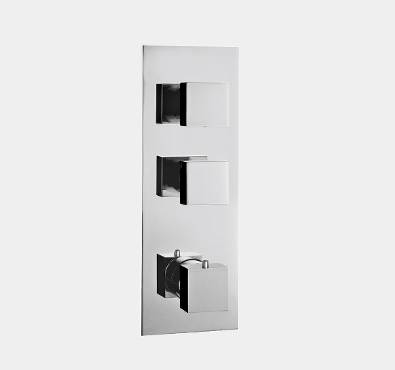 Смеситель для душа Fima Carlo Frattini Fimatherm F3513X2OS с термостатом цвет Золото брашированное