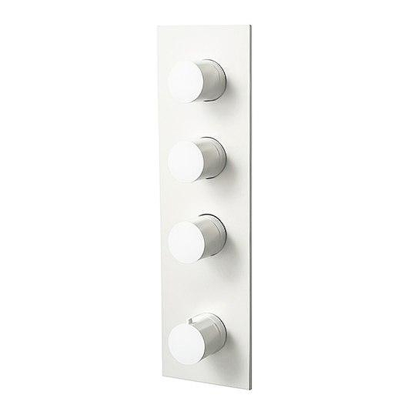 Смеситель для душа Fima Carlo Frattini Fimatherm F3869X3BS с термостатом цвет Белый матовый