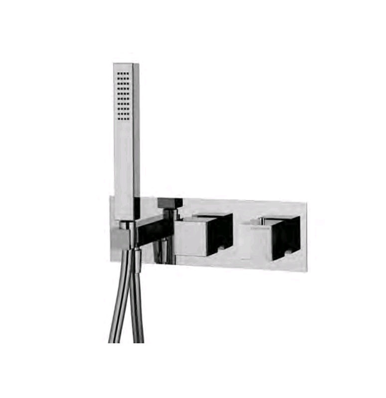 Смеситель для душа Fima Carlo Frattini Fimatherm F3989WX3SN с термостатом цвет Никель брашированный