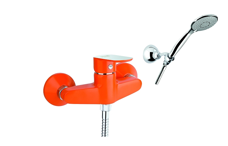 Смеситель для душа Fiore Kevon Chic 81OX6510 цвет Хром Оранжевый