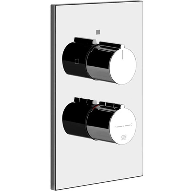 Смеситель для душа Gessi Emporio Via Manzoni 38794#031 с термостатом Хром