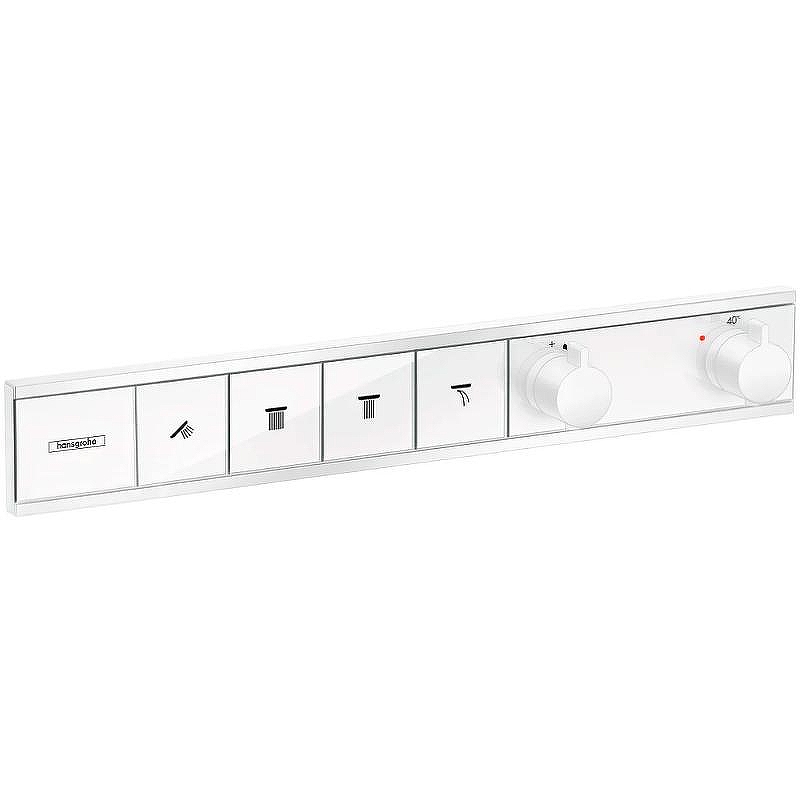 Смеситель для душа Hansgrohe RainSelect 15382700 с термостатом Белый матовый