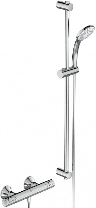 Смеситель для душа Ideal Standard Ceratherm T25 A7204AA с термостатом цвет Хром