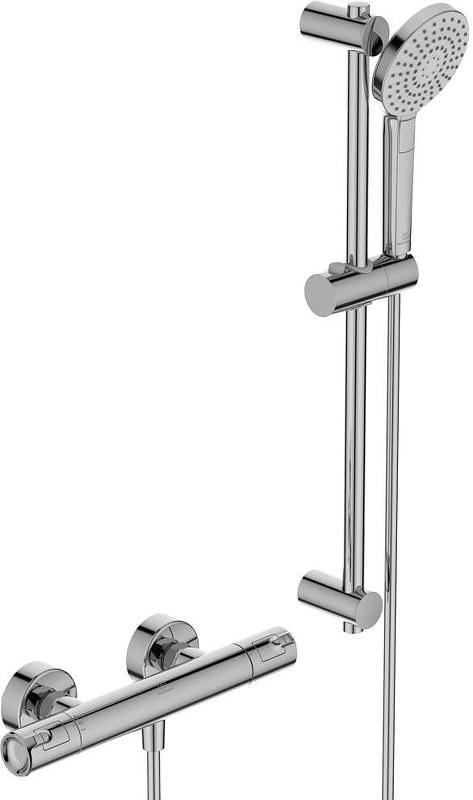 Смеситель для душа Ideal Standard Ceratherm T50 A7217AA с термостатом цвет Хром