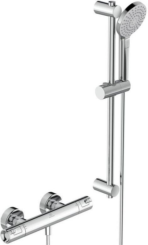 Смеситель для душа Ideal Standard Ceratherm T50 A7218AA с термостатом цвет Хром