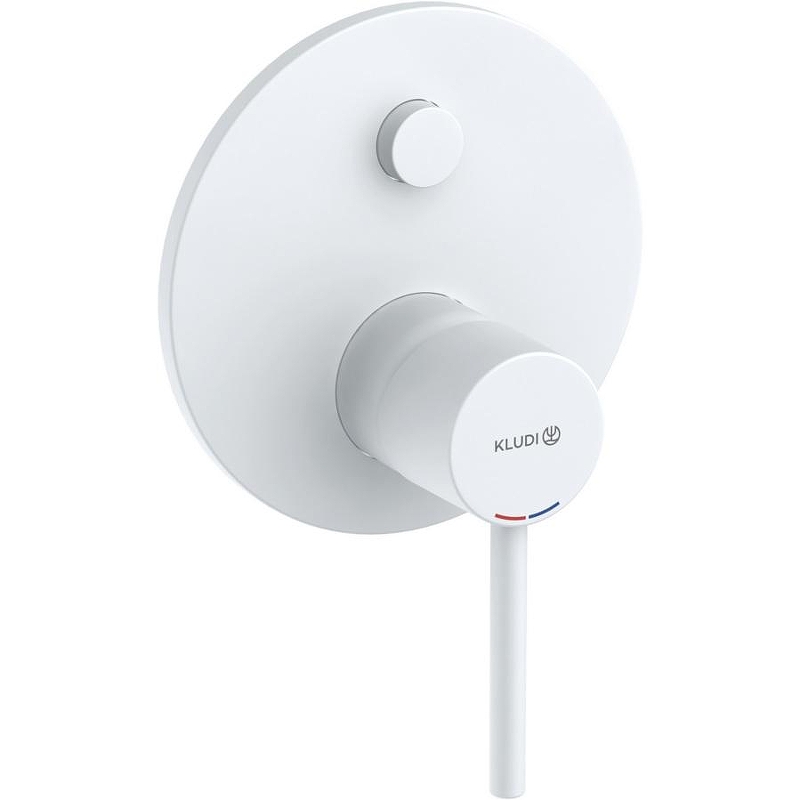Смеситель для душа Kludi Bozz 387595376 Белый матовый