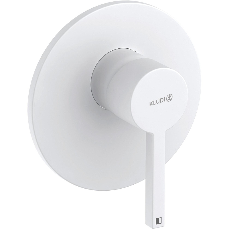 Смеситель для душа Kludi Nova Fonte Puristic 207555315 Белый матовый