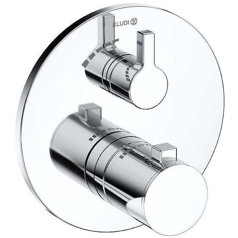 Смеситель для душа Kludi Nova Fonte Puristic 208850515 с термостатом Хром