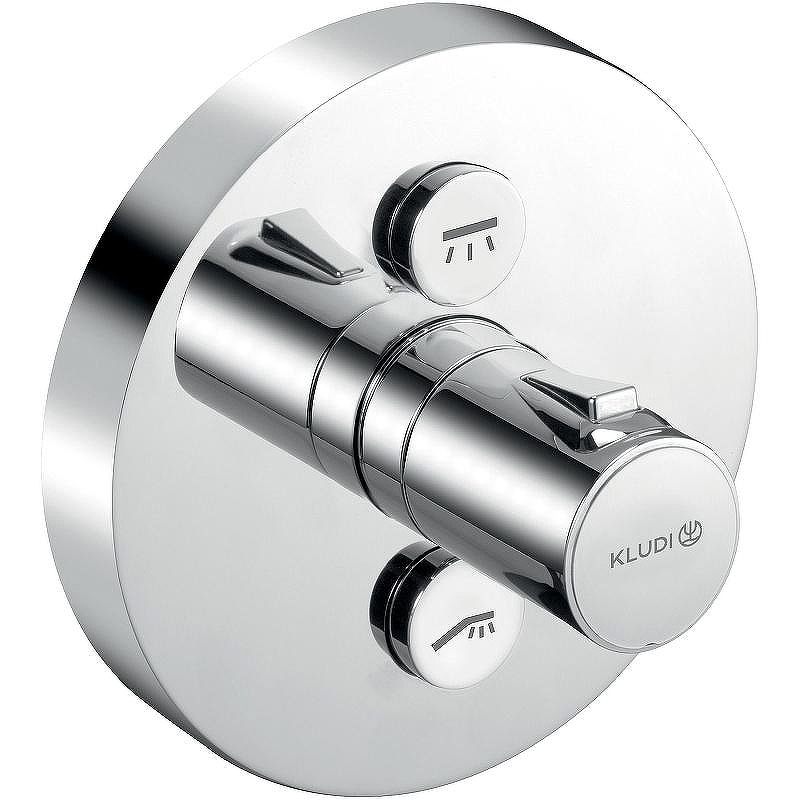 Смеситель для душа Kludi Push 388120538 с термостатом Хром