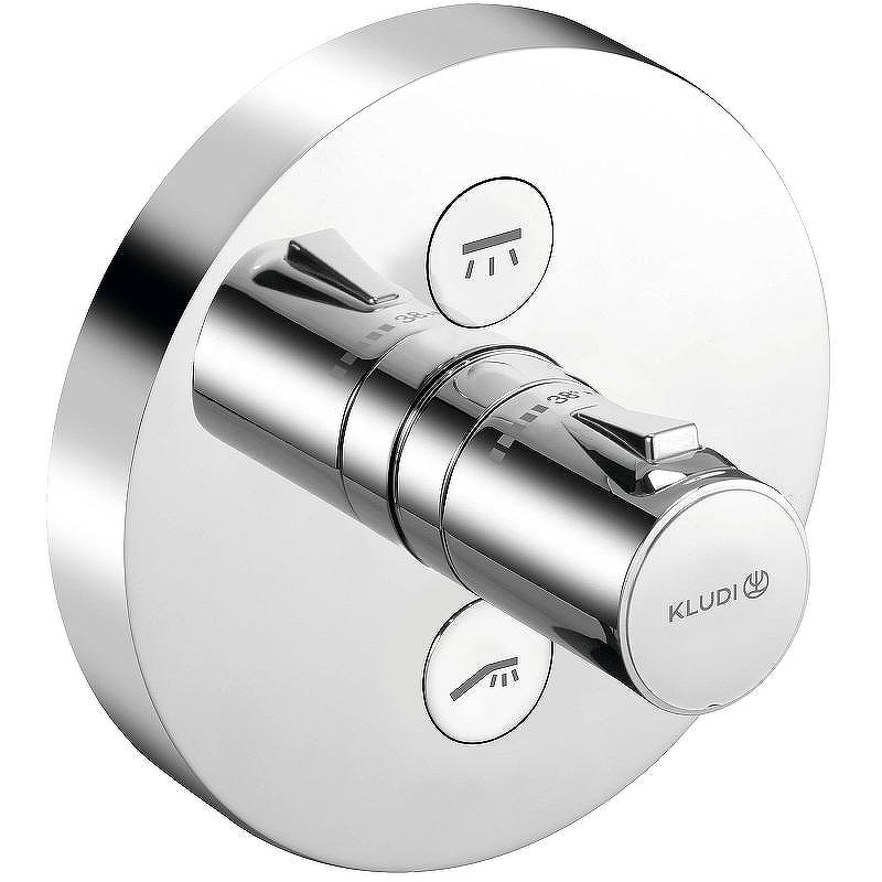 Смеситель для душа Kludi Push 389120538 с термостатом Хром