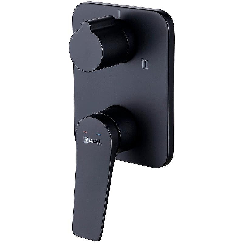 Смеситель для душа Lemark Bronx LM3728BL Черный матовый