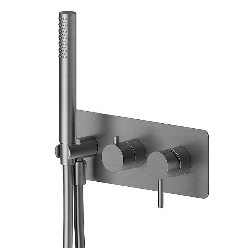 Смеситель для душа Newform X-Steel 316 69679EX.59.064 цвет Gun Metal